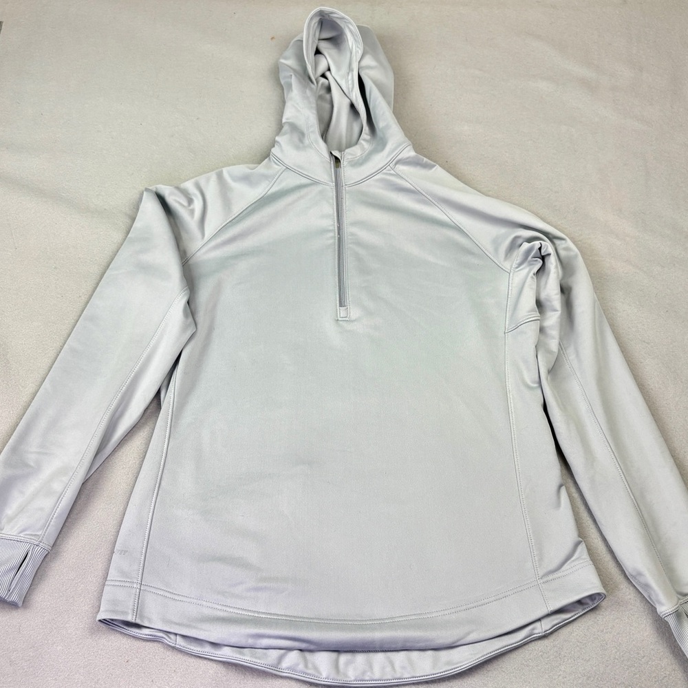 Nike Dri-FIT Women’s Light Gray Hoodie Pullover Sz XL
